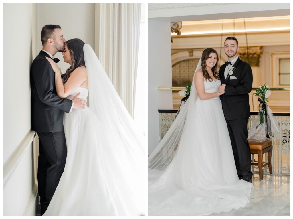 Bride and Groom photos at The Westin in Downtown Columbus 